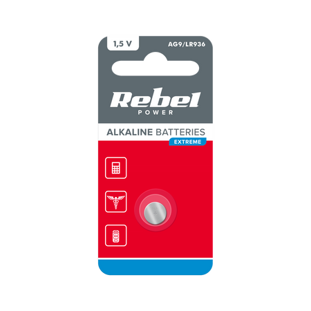 Bateria specjalistyczna AG9 / LR936 1.5V REBEL