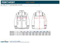 Bluza trudnopalna FR odporna na chemikalia Portwest FR609