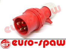 Wtyczka siłowa 16A 4 bolce, IP44