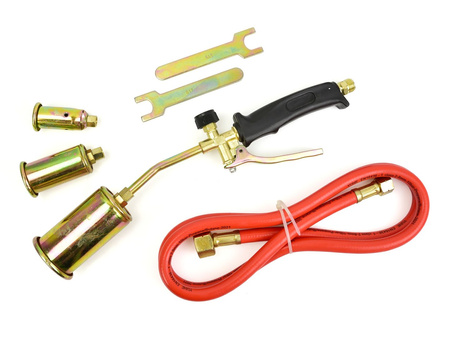 Palnik dekarski z 3 dyszami 25/35/50mm Geko