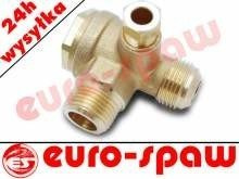 Zawór zwrotny kompresora Prawy 1/2'Z x 1/2'Z ITALY