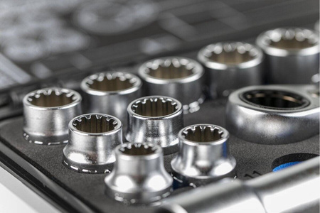 Zestaw nasadek przelotowych 18szt, Hogert