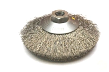 Szczotka tarczowa kątowa z nakrętką M14 fi100 kwasoodporna