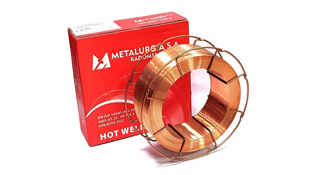 Drut spawalniczy 1,0mm/15kg SG2 HotWeld M, Metalurgia