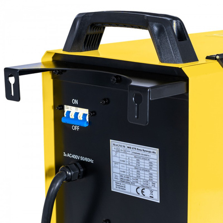 Półautomat spawalniczy Magnum MIG 275 EASY SYNERGIA ALU PULS (280A/400V)