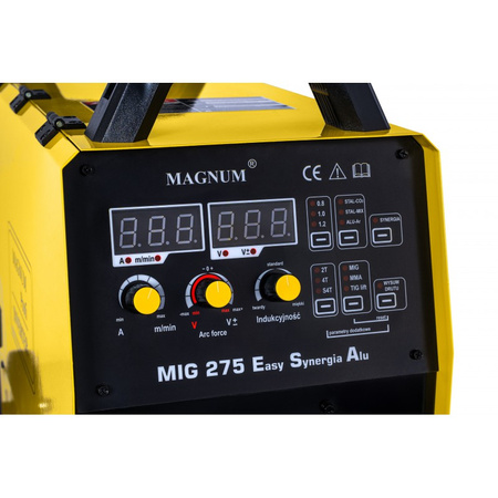 Półautomat spawalniczy Magnum MIG 275 EASY SYNERGIA ALU PULS (280A/400V)