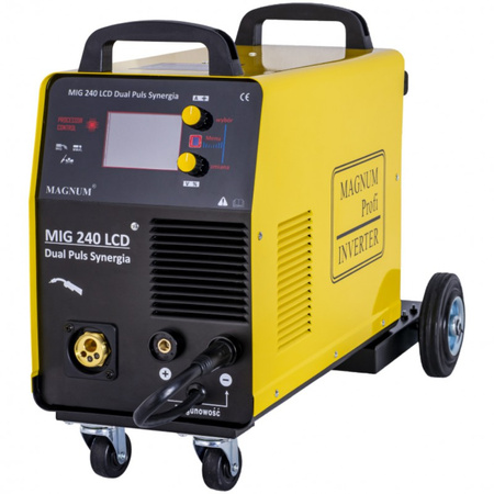 Półautomat spawalniczy Magnum MIG 240 DUAL PULS LCD (200A/230V)