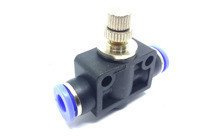 Zawór dławiąco-zwrotny wtykowy fi 6mm (2x6)