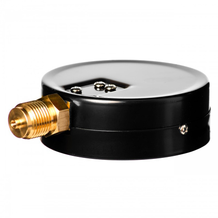 Manometr do powietrza 100mm 0-1 bar, gwint 1/2" boczny