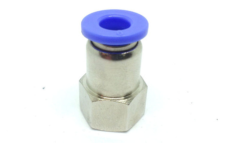 Złączka wtykowa prosta fi 6mm z gwintem 1/8"W