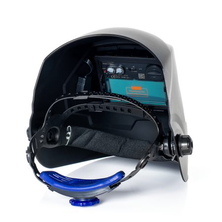 Przyłbica automatyczna MAGNUM IRON LIGHT CZARNA Z LAMPKĄ LED True Color