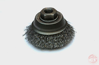 Szczotka doczołowa z nakrętką M14 fi70
