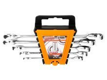 Klucze płasko-oczkowe z grzechotką 72 zęby, Richmann C7400