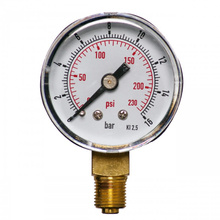 Manometr do powietrza 40mm 0-16 bar, gwint 1/8" boczny