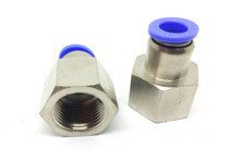 Złączka wtykowa prosta fi 8mm z gwintem 3/8"W