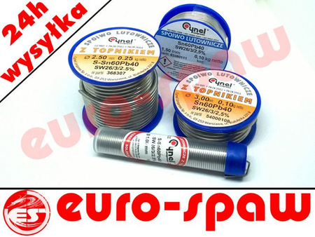 Cyna lutownicza Sn60Pb40 fi3.0mm, CYNEL