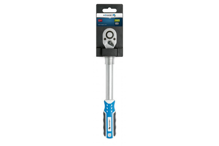 Grzechotka 1/2″ teleskopowa, 72 zęby, CrV Hogert Technik