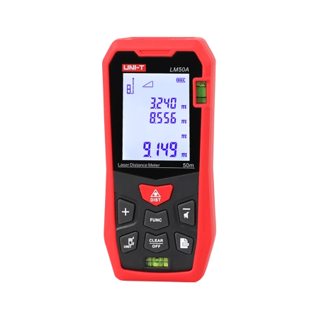 Miernik dystansu (dalmierz) 0-50m, Uni-T LM50A