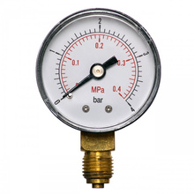 Manometr do powietrza 63mm 0-4 bar, gwint 1/4" boczny