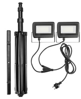 Reflektor led podwójny 2x50W 900lm na statywie NEO 99-062
