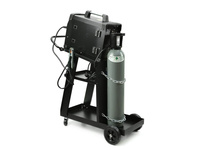 Wózek spawalniczy z półką i miejscem na butlę