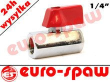 Zawór kulowy, liniowy 1/4"W mini