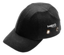 Czapka z daszkiem ze wzmocnieniem, czarna, NEO TOOLS