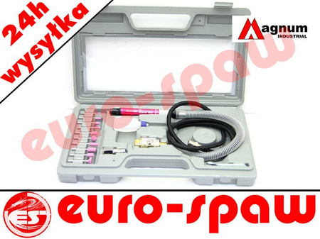 Szlifierka pneumatyczna palcowa mini Magnum AT-010K w walizce z akcesoriami