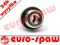 Złączka wtykowa metalowa prosta fi 6mm z gwintem 1/4'Z