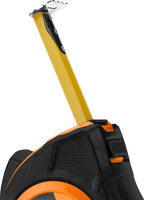 Miara zwijana stalowa 7,5m x 25 mm, auto blokada, dwa przyciski stop, Neo Tools