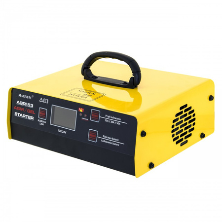 Prostownik z rozruchem inwerterowy Magnum AGRI 53 (12-24V, do 500Ah)