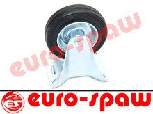 Koło stałe 100mm (płytka 102x84) metal-guma