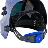 Przyłbica automatyczna Magnum SHADOW Panorama niebieska True Color