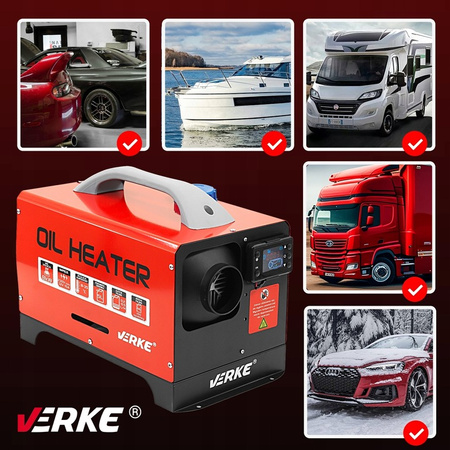 Nagrzewnica olejowa / webasto 8 kW VERKE