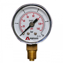 Manometr do powietrza 40mm 0-10 bar, gwint 1/8" boczny