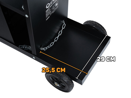 Wózek spawalniczy z 4 szufladami i miejscem na butlę