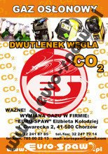 Gaz osłonowy CO2 - 8l (wymiana na miejscu)