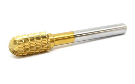 Frez trzpieniowy walcowy zaokrąglony Ø6, C1020 /CB TiN