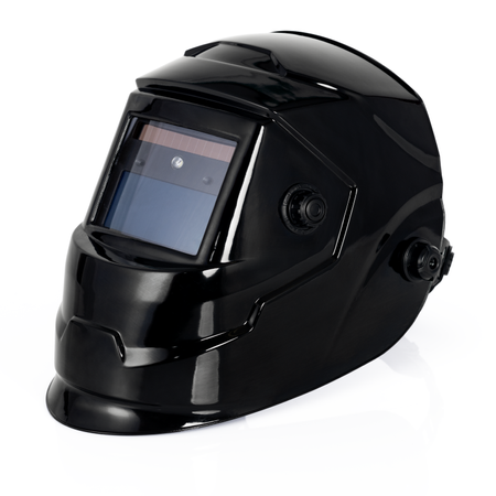 Przyłbica automatyczna MAGNUM IRON LIGHT CZARNA Z LAMPKĄ LED True Color