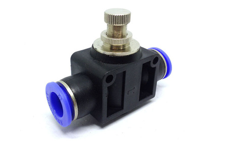 Zawór dławiąco-zwrotny wtykowy fi 12mm (2x12)