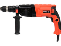 Młotowiertarka 850W 3,3J SDS+ z wymienną głowicą i metalową obudową YATO
