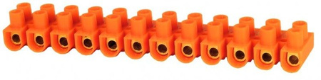 Listwa zaciskowa elektryczna, 6,0mm2, 12torów / LTF12-6.0