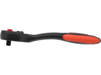 Grzechotka 1/4" wygięta powlekana, 72 zęby, YATO
