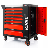 Szafka warsztatowa 7+1 szuflad VERKE pusta