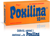 Klej dwuskładnikowy Poxilina 38ml 