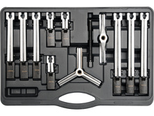 Zestaw do ściągania dużych łożysk, kół pasowych i zębatych 12el, YATO