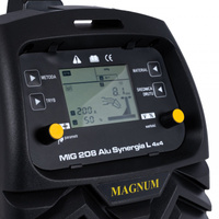 Półautomat spawalniczy Magnum MIG 208 Alu Synergia L 4x4 (200A/230V)