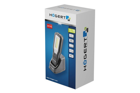 Lampa warsztatowa z bazą LED USB, Hogert HT1E431