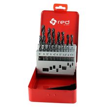 Zestaw wierteł 1.0-13.0 krętych HSS walcowane DIN338 - 25szt, BMM