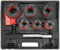 Gwintownica ręczna do rur 1/4" - 1 1/4" 6szt, VERKE 